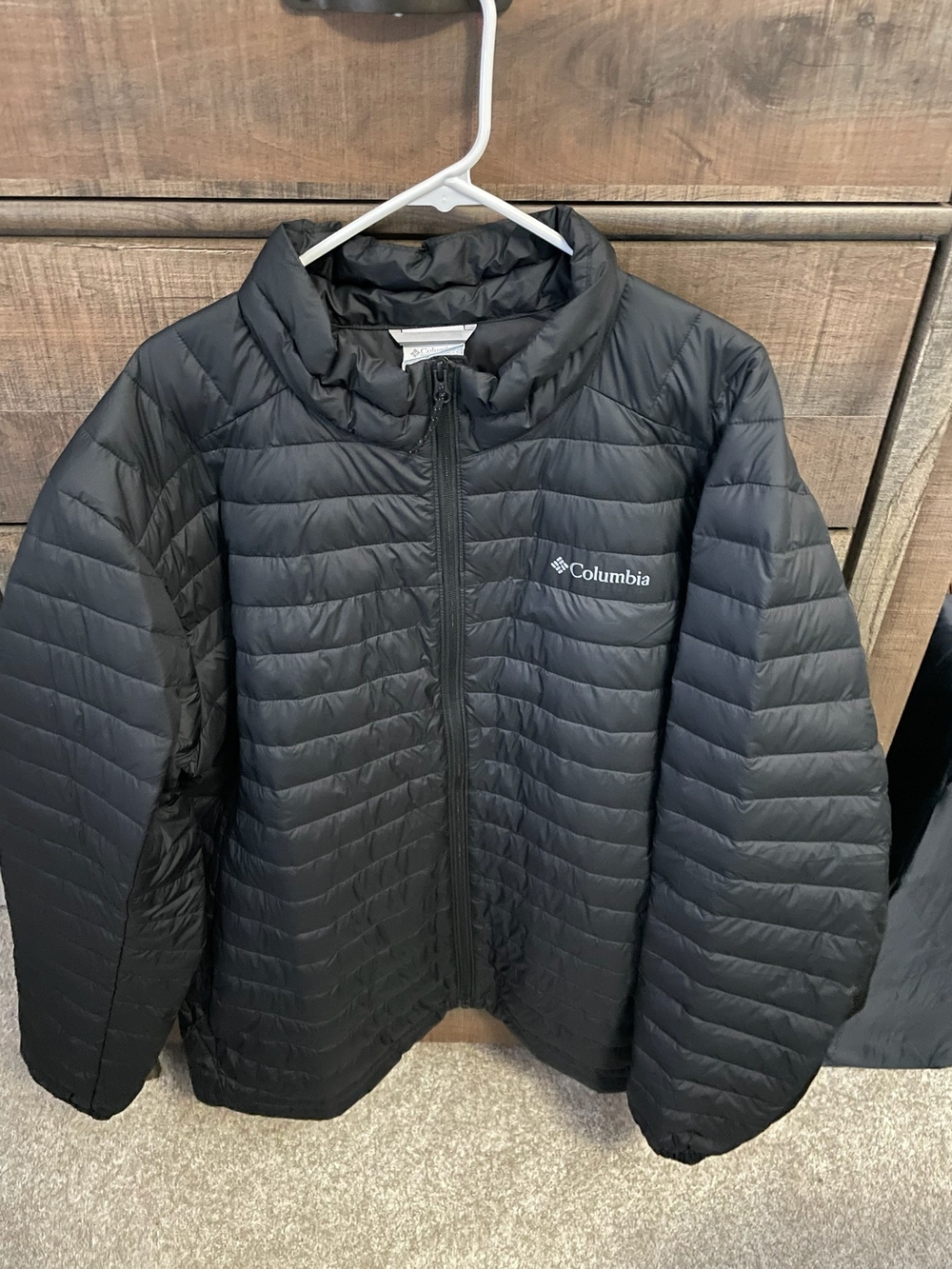 3Columbia Mens Black Quilted Packable Puffer Jacket